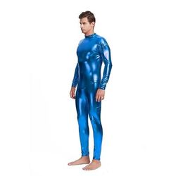 Costume di Carnevale Tuta Intera Tute Zentai Costume Cosplay Body Tinta unita Sesso Costume Sexy Per uomo Costume per Natale Halloween Carnevale Adulti
