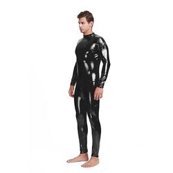 Costume di Carnevale Tuta Intera Tute Zentai Costume Cosplay Body Tinta unita Sesso Costume Sexy Per uomo Costume per Natale Halloween Carnevale Adulti