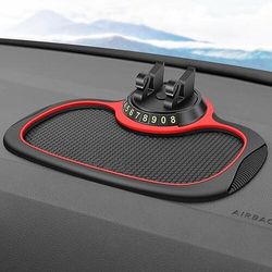 tappetino antiscivolo multifunzionale per auto, supporto per telefono auto antiscivolo appiccicoso antiscivolo supporto per telefono tappetino per cruscotto in silicone per auto