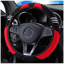 coprivolante per auto in peluche antiscivolo - protezione universale da 15 pollici per una guida confortevole - accessorio di design per piccoli mostri