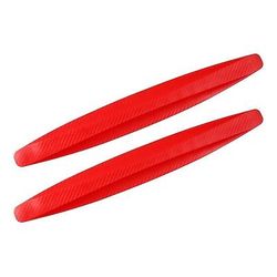 Starfire 2pcs protezione anti-collisione universale in gomma per auto anteriore e posteriore angolo paraurti labbro strisce antigraffio adesivo accessori per prodotti auto