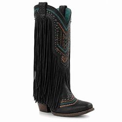 Nappa Anni '70 Scarpe Stivali western Punta tonda Hippie Cowboy Costume Per donna Mascherata Festa / Sera Parata dell'Orgoglio Mese dell'orgoglio Adulti Scarpe