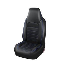 Copertura Universale per Sedile Anteriore Auto in PU Pelle Stile Moda Copertura Alta per Sedile Bucket Liscia Adatta alla Maggior Parte dei Veicoli