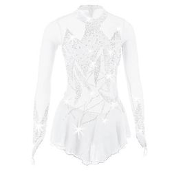 Vestito da pattinaggio artistico Per donna Da ragazza Pattinaggio sul ghiaccio Vestiti Completi Rosa baby Lilla Nero Elevata elasticità Competizione Vestiti da pattinaggio sul ghiaccio Fatto a mano