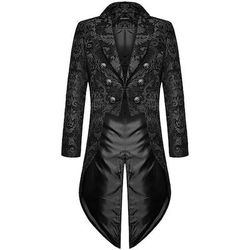 Retrò Vintage Medievale Rinascimento Cappotto Giacca Frac Ebenezer Scrooge Dickens Principe Elfo Nobile Costume Per uomo Stile Steampunk Natale Halloween Mascherata Performance Festa / Sera Mascherata