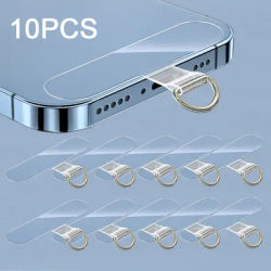 10/5/1Pcs Universal Tpu Mobile Phone Anti-lost Lanyard Card Gasket Nylon Detachable Phone Hanging