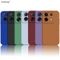 For Poco X6 5G Case Xiaomi Poco X6 Pro Cover Fundas Coque Camera Protector Original Liquid Silicone Soft Back Case Poco X6