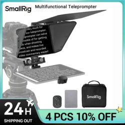 SmallRig Multifunctional Teleprompter Portable Tablet/Smartphone/ DSLR Teleprompter for IPad for Huawei for Samsung for Xiaomi