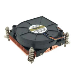 COOLSERVER 1U3CC Server CPU Cooler Fan Copper Heatsink Industrial Workstation Computer Active Cooling for Intel LGA2011 LAG115X