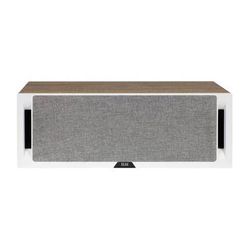 ELAC Used Debut Reference Two-Way Center Channel Speaker (White Baffle, Oak Cabinet) DCR52-W