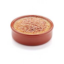Matfer Bourgeat 052280 5 1/2" Round CrÃ¨me Brulee Dish - Glazed Earthenware, Brown