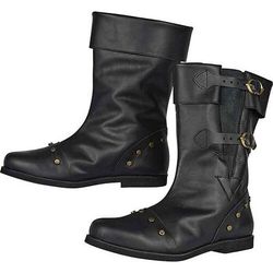 Retrò Vintage Medievale Rinascimento Scarpe Stivali jazz piatti Pirata Vichingo Crociato Ranger Elfico Costume Per uomo Costumi da pirata Stile Steampunk Carnevale Mascherata LARP Adulti Scarpe