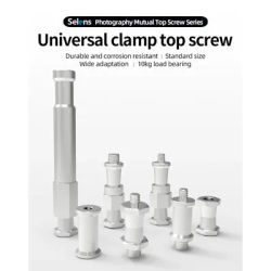 1/4 3/8 Threaded Screw Spigot Stud Male Adapter Metal Hand Tool for Camera Tripod Umbrella Light Stand Photo Studio Accessory