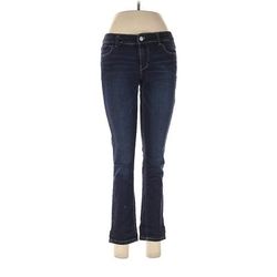 White House Black Market Jeans - Low Rise: Blue Bottoms - Women's Size 6