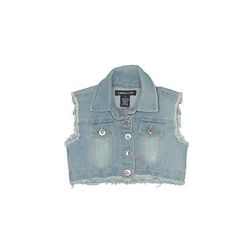 Limited Too Denim Vest: Blue Jackets & Outerwear - Kids Girl's Size 5