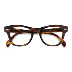 Unisex s horn Clear Tortoise Plastic Prescription eyeglasses - Eyebuydirect s Ray-Ban RB0707V