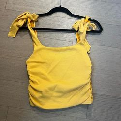 Free People Tops | Free People Tank | Color: Yellow | Size: M