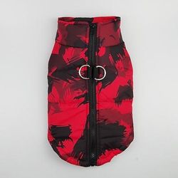 vestiti per cani per cani di piccola taglia cuccioli invernali vestiti per cani da compagnia giacca impermeabile per cani di taglia media (l, arancione)