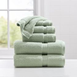 Amore 6-Pc. Bath Set by BrylaneHome in Seafoam