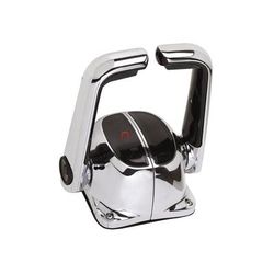 Uflex USA Twin Lever Top Mount Control w/Neutral Lock - No Trim Switch - Chrome B502CH/L