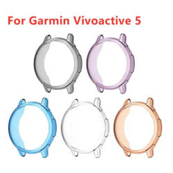 Coque de protection d'écran pour Garmin Vivoactive 5 Smartwatch, housses de protection en TPU, coque de pare-chocs de protection complète rayée