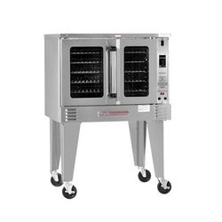 Southbend PCG50B/TD Platinum Bakery Depth Single Full Size Natural Gas Commercial Convection Oven - 50, 000 BTU, Dependent doors, Gas Type: NG