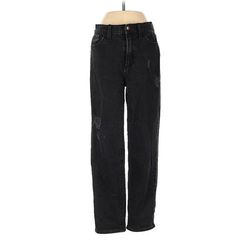 Universal Thread Jeans - Mid/Reg Rise: Black Bottoms - Women's Size 0