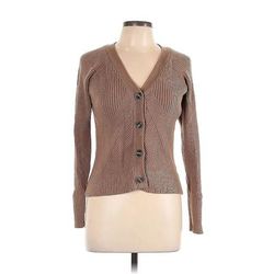 Cardigan Sweater: Brown - Women's Size Large