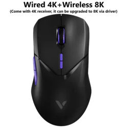 Rapoo VT9PRO/VT9Air 4K Wireless Gaming Mouse Superlight 26000DPI 4KHz Polling Rate 0.25ms Response Time 180H BatteryLife PAW3398