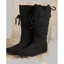scarpe rinascimentali medievali vintage retrò pirata cavaliere ritter uomo donna unisex halloween evento/festa in maschera scarpe fantasia stivali medievali