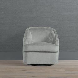Tilda Swivel Chair - Harbor Crypton Nolita Dot Performance - Frontgate