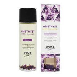 EXSENS Amethyst Sweet Almond Crystal Massage Oil