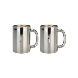 BergHOFF BergHOFF Straight 12oz Stainless Steel Coffee Mug, Set of 2