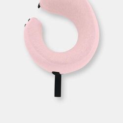 Cushion Lab Ergonomic Travel Neck Pillow - Pink - M