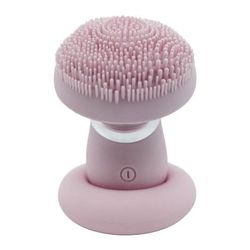 ZAQ Vera Waterproof Facial Cleansing Brush With Pulse Acoustic Wave Vibration, And Magnetic Beads - Pink