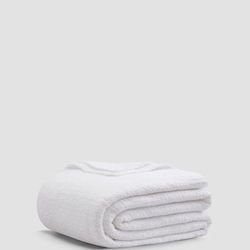 Sunday Citizen Snug Bed Blanket - White - QUEEN