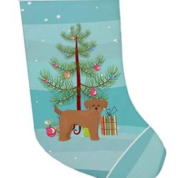 Caroline's Treasures Shi Chi Christmas Tree Christmas Stocking