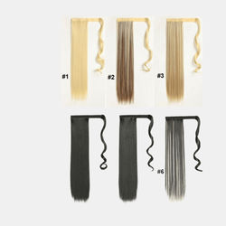 Vigor Long Straight Ponytail Hair Synthetic Extensions Heat Resistant - STYLE: 7