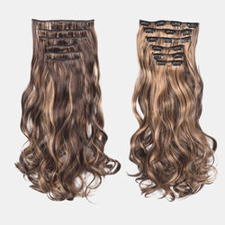 Vigor Long Curly Wavy Hair 16 Clip In Hair Extension - STYLE: C