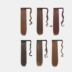 Vigor Long Straight Ponytail Hair Synthetic Extensions Heat Resistant - STYLE: 1