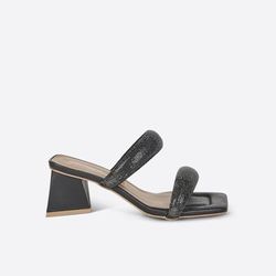 Intentionally Blank Razzle Heeled Sandal - Black