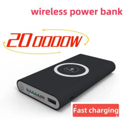 200000mah Power Bank Two-way Wireless Fast Charging Powerbank Portable Charger Type-c External Battery For Iphone 14 13 Samsung