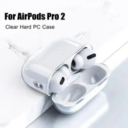 Custodia trasparente per AirPods Pro 2 Custodia USB C Custodia rigida in plastica trasparente per AirPods Pro2 Pro Custodia per auricolari di seconda generazione Funda