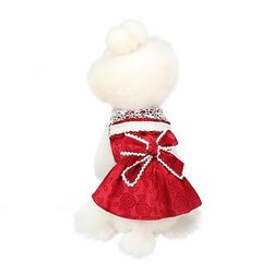 Prodotti per cani Prodotti per gatti Tuta Di tendenza stile sveglio Inverno Morbido Lavabile Comodo Matrimonio Esterno Feste Compleanno Ricevimento di matrimonio Abbigliamento per cani for Bichon