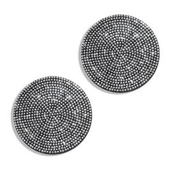 2 pz bling portabicchieri auto sottobicchiere 2.75 pollici antiscivolo antiurto universale moda veicolo auto sottobicchieri inserire bling strass accessori interni auto per auto per le donne