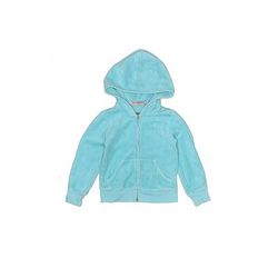 Juicy Couture Zip Up Hoodie: Teal Tops - Kids Girl's Size 4