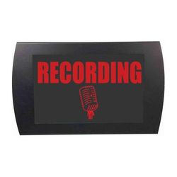 American Recorder RECORDING" LED Lighted Sign (Red OAS-2002M-RD