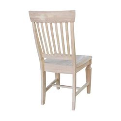 Slat Back Chair - Whitewood C-65P