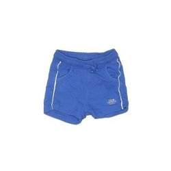 Zara Baby Shorts: Blue Solid Bottoms - Size 9-12 Month