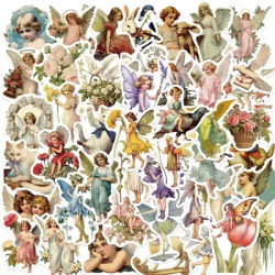 10/30/50PCS Vintage Painting Angel PVC Sticker Aesthetic Stationery Decoration Scrapbooking School Supplies